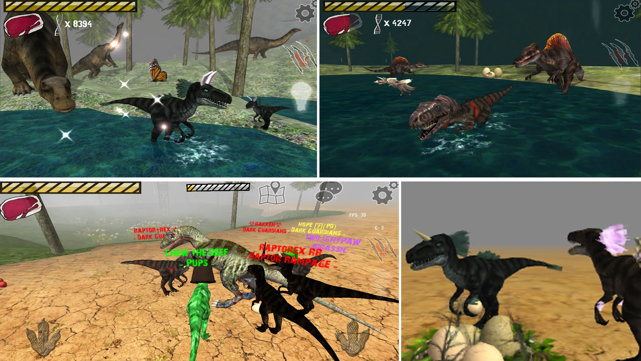Raptor RPG - Dino Sim screenshot