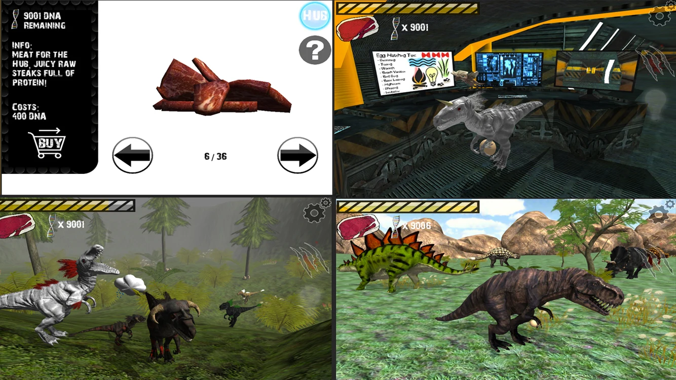 Raptor RPG - Dino Sim screenshot