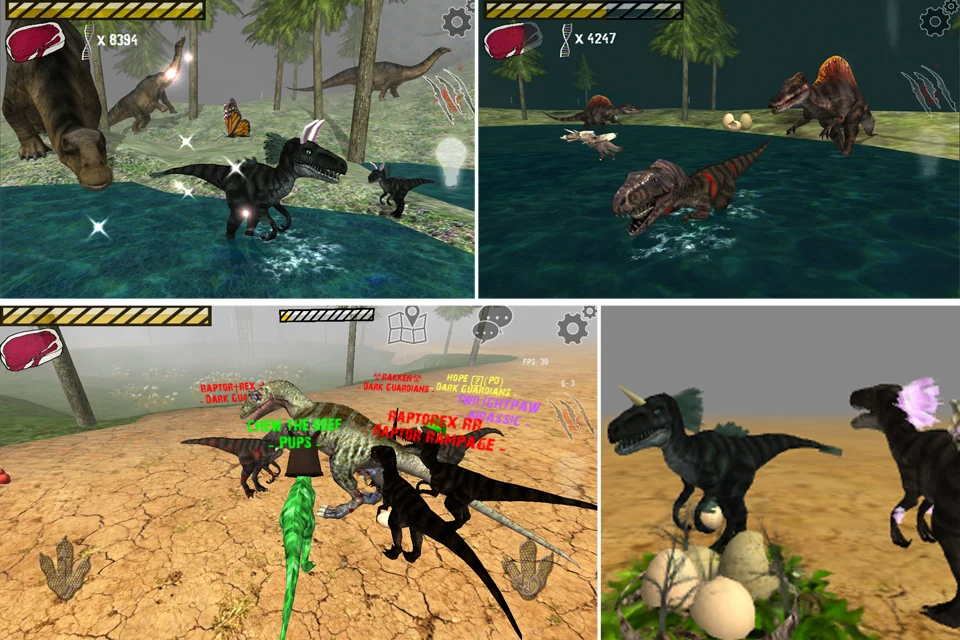 Raptor RPG - Dino Sim screenshot